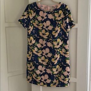 J Crew Floral Shift Dress